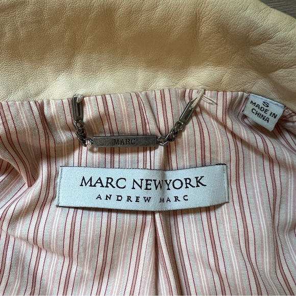 Marc New York by Andrew Marc Leather Jacket – Size Small tan - Picture 7 of 12